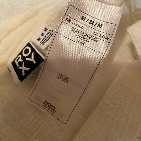 Roxy Cotton Tunic Blouse - Picture 3 of 5